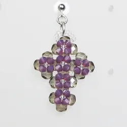 Pierces - Silver brass - Earrings Trevina - Pierces - Silver brass - Laiton argenté